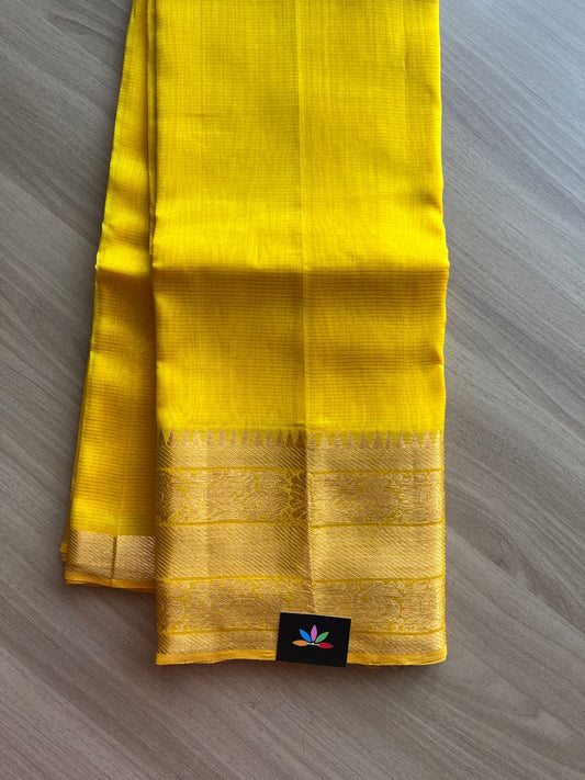 Big Border Mangalagiri Silk Cotton Saree -14712