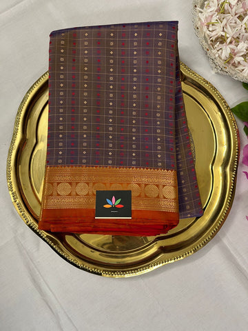 Handwoven Pure Kancheevaram Silk Saree-1529