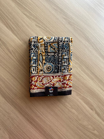 Kalamkari Handblock Printed Mul Cotton Saree -16060