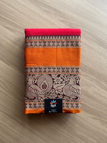 Long Annam Border Narayanpet Cotton Saree -22671