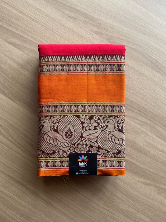 Long Annam Border Narayanpet Cotton Saree -22671