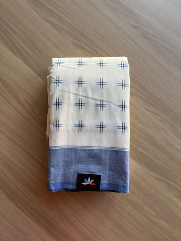 Handwoven Pochampally Ikkat Cotton Saree -16757