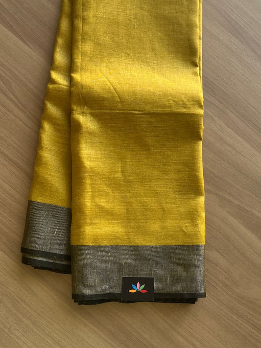 Simple Linen Saree -19164-19170