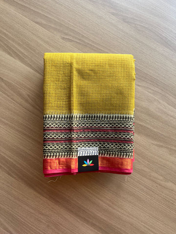 Handblock Printed Kota Doria Saree -19339