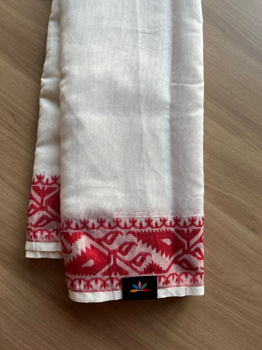 Jacquard Border Cotton Saree -18711-18712
