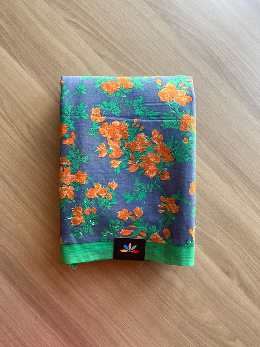 Printed Fine Mul Cotton Saree-18793-18794