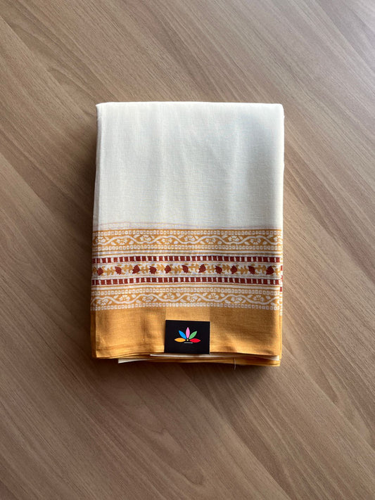 Printed Fine Mul Cotton Saree-19029