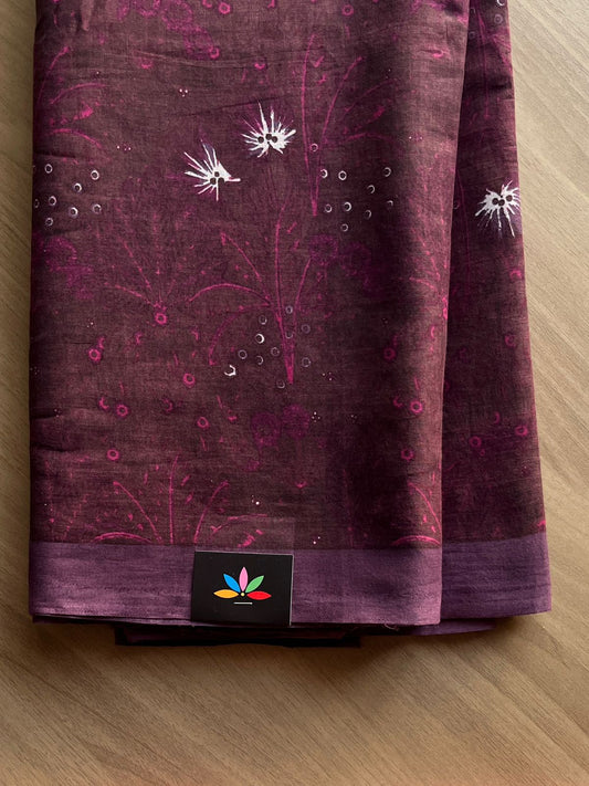 Printed Fine Mul Cotton Saree-19033