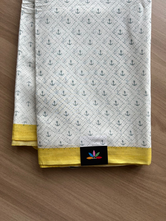 Printed Fine Mul Cotton Saree-19039