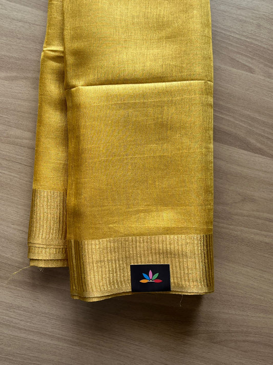 Blended Tissue Linen Saree -19129 -19231