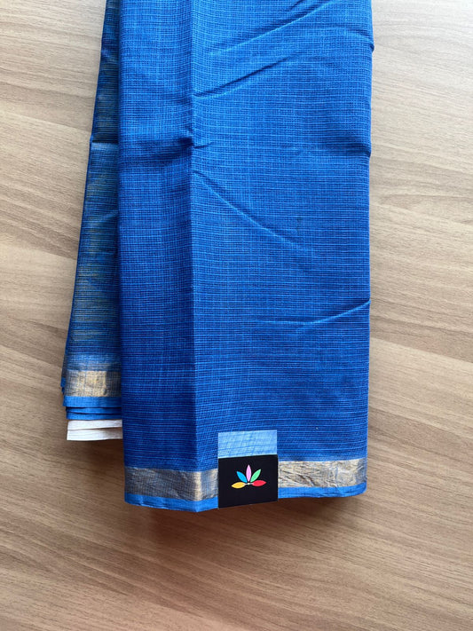 Kalamkari Pallu and Blouse Kota Cotton Saree -19188