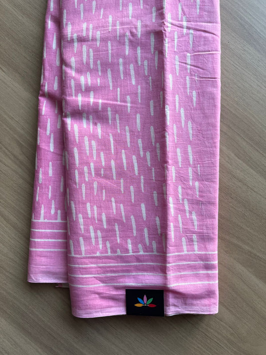 Designer Screen Printed Mul Cotton Saree-19290-19294
