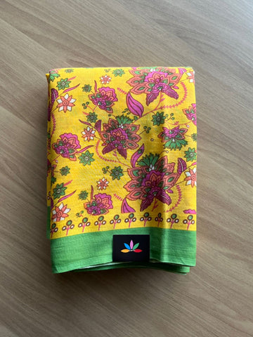Designer Screen Printed Mul Cotton Saree-19295-19296