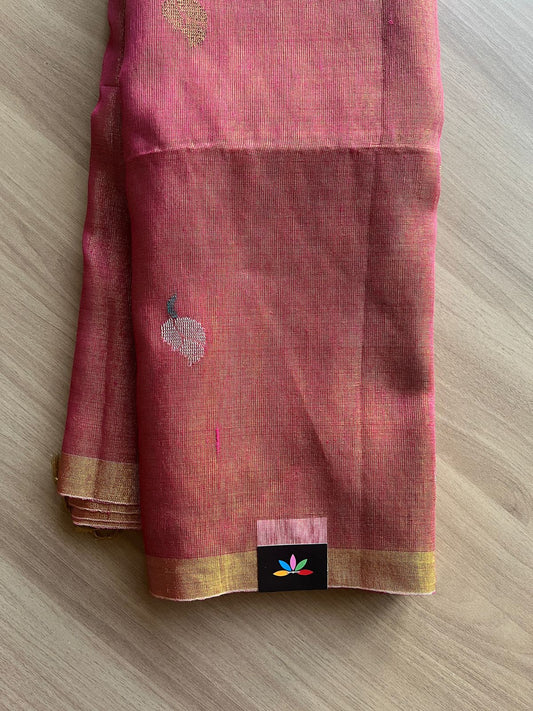 Tissue Linen Jamdani Saree - 19466