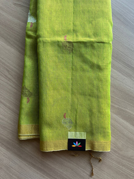 Tissue Linen Jamdani Saree - 19467