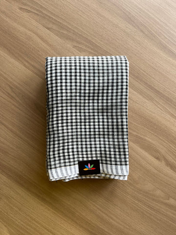 Simple Soft Cotton Checks Saree -19810