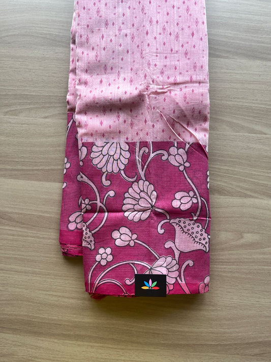 Screen Printed Mangalagiri Cotton Saree-19965