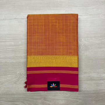 Elegant Kattam Chettinad Cotton Saree -2870-2871