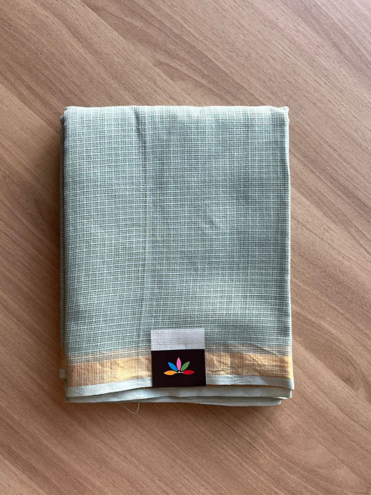 Zari Border Plain Kota Cotton Saree-20082
