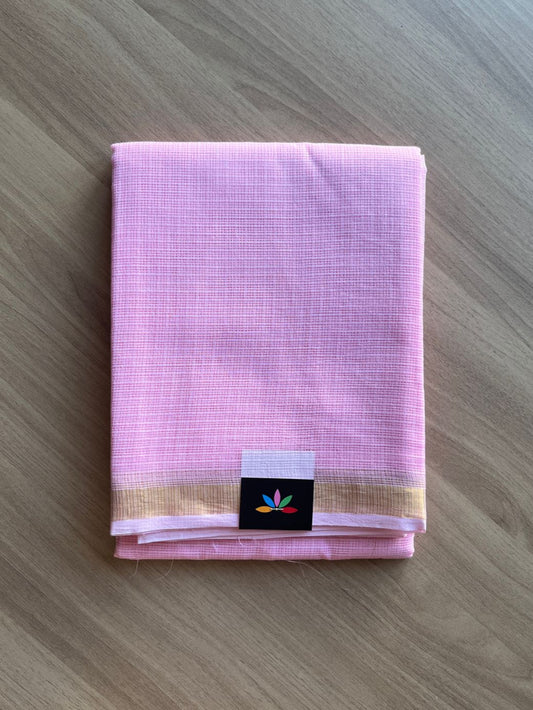 Zari Border Plain Kota Cotton Saree-20083
