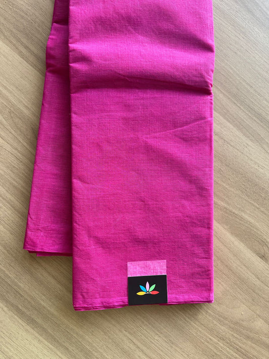 Simple Plain Cotton Sarees - 20161