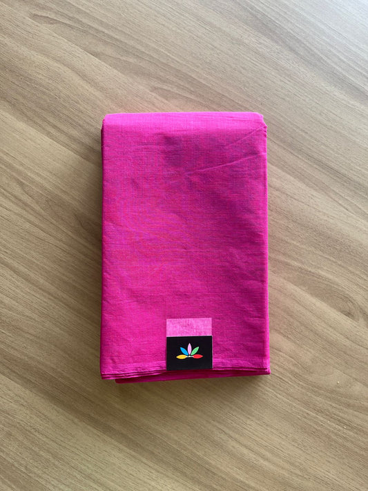Simple Plain Cotton Sarees - 20161