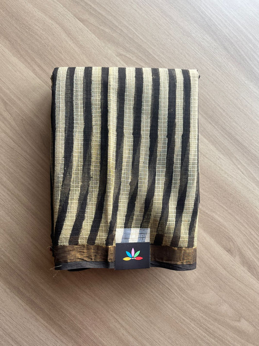 Handblock Printed Kota Doria Saree -20405-20406