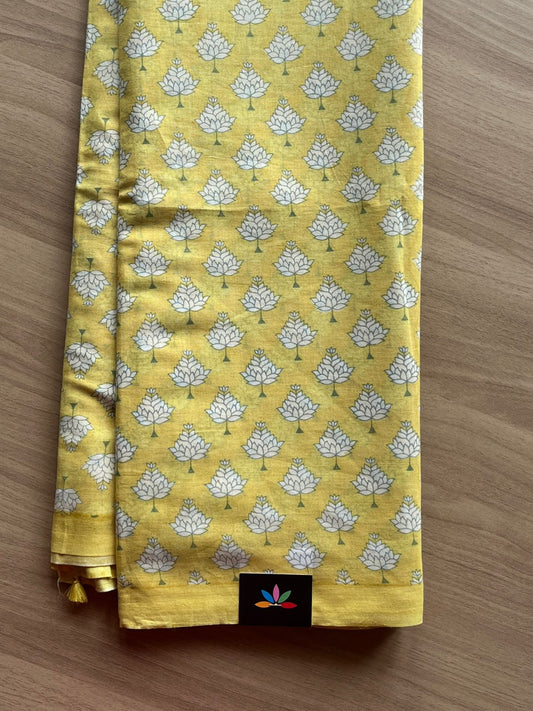 Printed Fine Mul Cotton Saree-20511