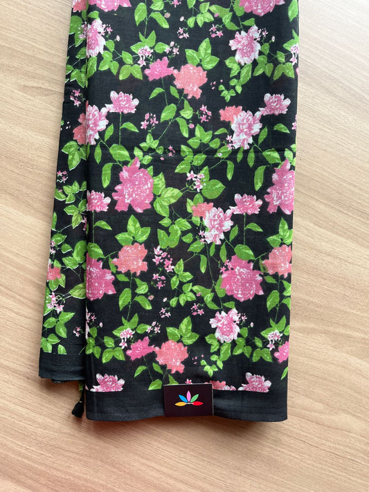 Printed Fine Mul Cotton Saree-20512