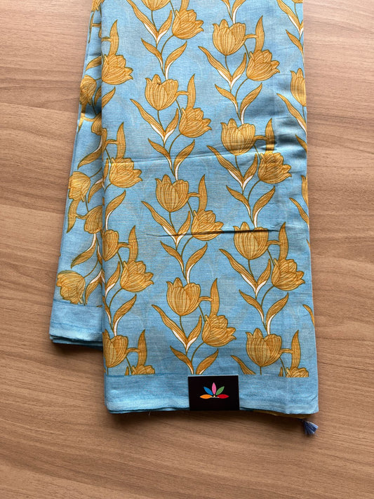 Printed Fine Mul Cotton Saree-20513