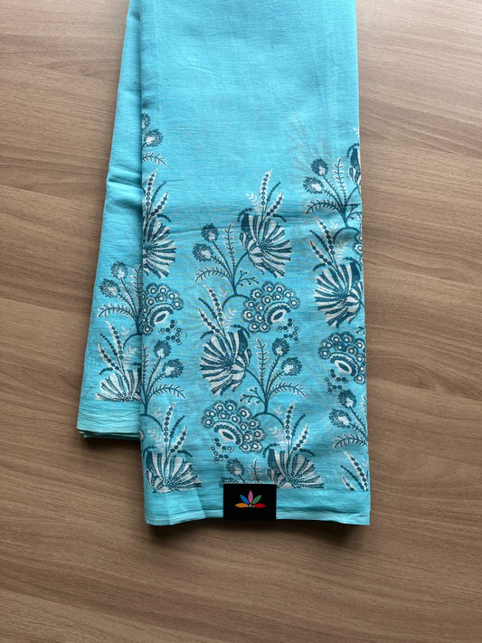 Printed Fine Mul Cotton Saree-20518