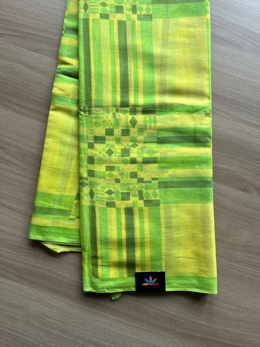 Printed Fine Mul Cotton Saree-20521