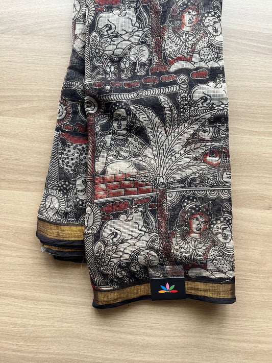 Printed Soft Kota Kalamkari Saree- 20604