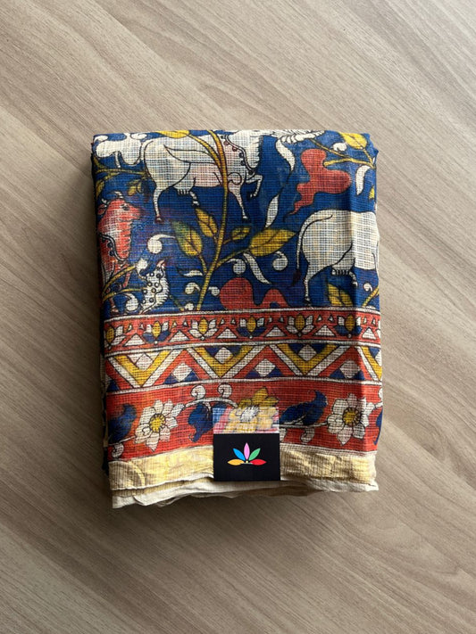 Printed Soft Kota Kalamkari Saree- 20607