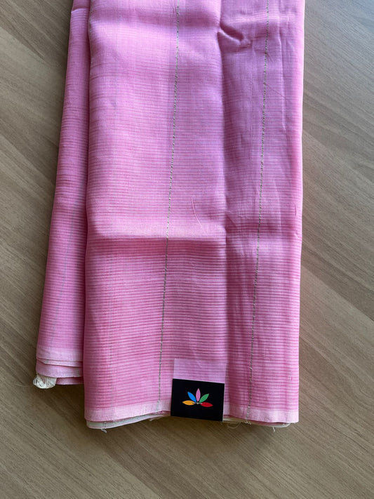 Mangalagiri Silk Cotton Saree with Digital Printed Pallu and Blouse-20792
