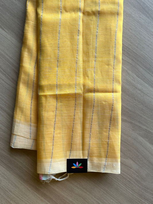 Mangalagiri Silk Cotton Saree with Digital Printed Pallu and Blouse-20793