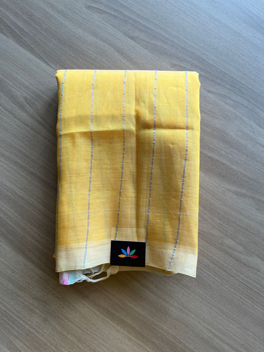 Mangalagiri Silk Cotton Saree with Digital Printed Pallu and Blouse-20793
