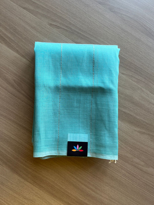 Mangalagiri Silk Cotton Saree with Digital Printed Pallu and Blouse-20794