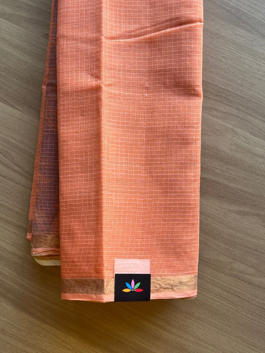 Kalamkari Pallu and Blouse Kota Cotton Saree - 20801