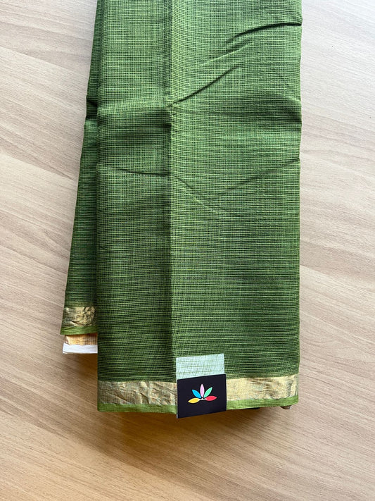 Kalamkari Pallu and Blouse Kota Cotton Saree - 20804