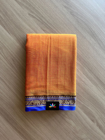 Elephant Border Narayanpet Mercerized Cotton Saree -20859-20860