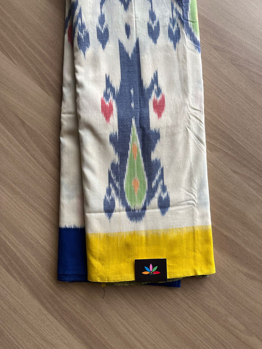 Handwoven Pochampally Ikkat Cotton Saree -26581