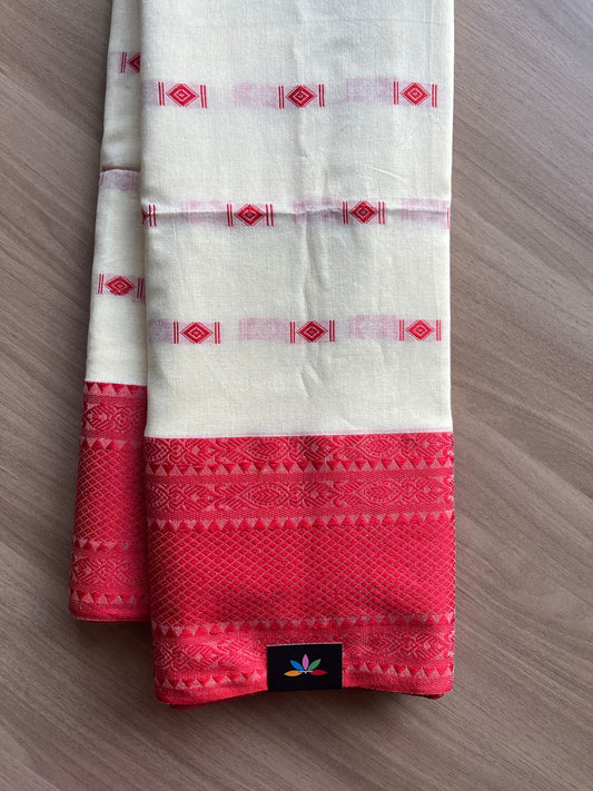 Simple Soft Cotton Saree-21035