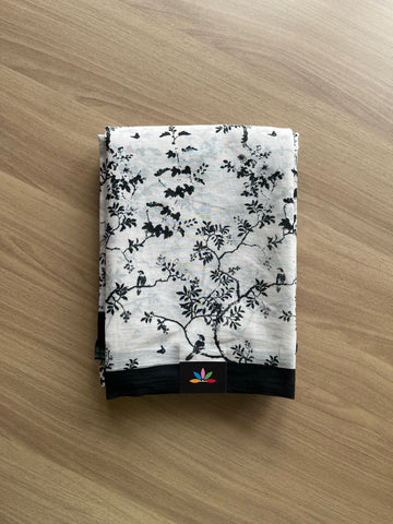 Printed Fine Mul Cotton Saree-23217