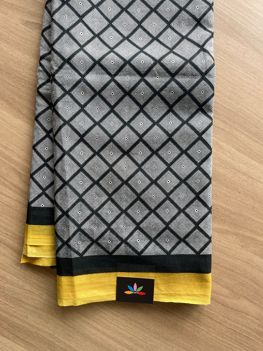 Printed Fine Mul Cotton Saree-25422