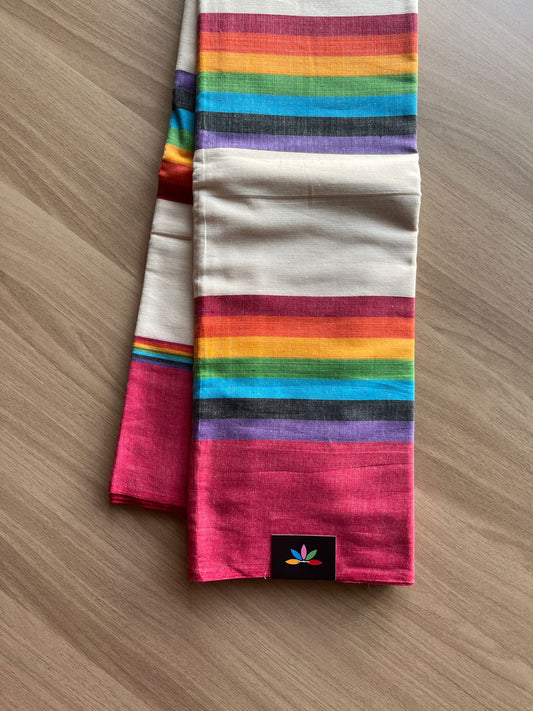 Handloom Bengal Soft Cotton Saree -22858-22859