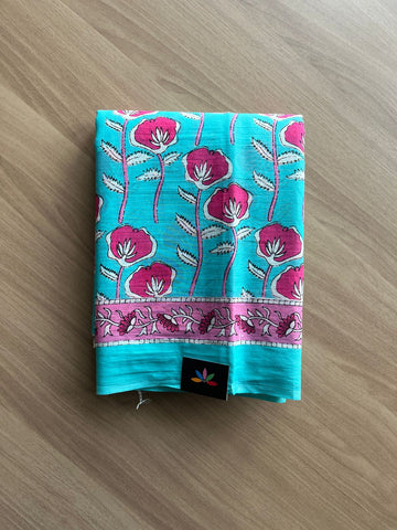 Quirky Printed Mul Cotton Saree-21794-21796