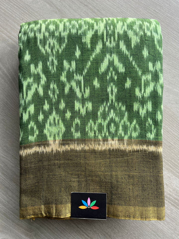 Handwoven Pochampally Ikkat Cotton Saree -21994