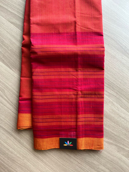 Simple Handloom Mangalagiri Cotton Saree -22106
