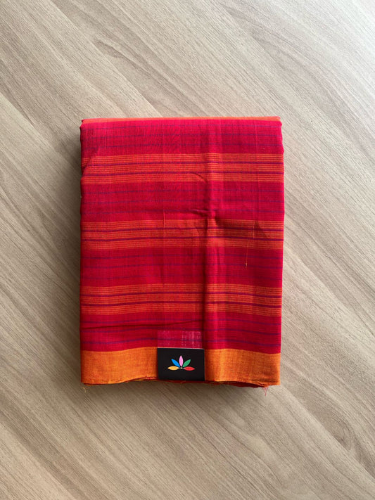 Simple Handloom Mangalagiri Cotton Saree -22106